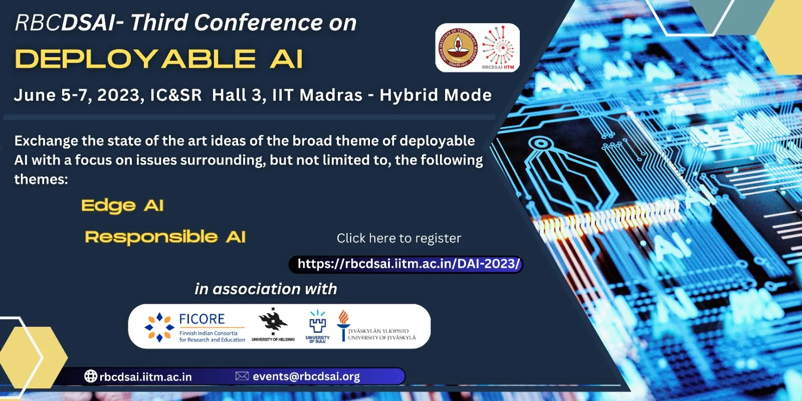CeRAI co-organizes Conference on Deployable AI 2023