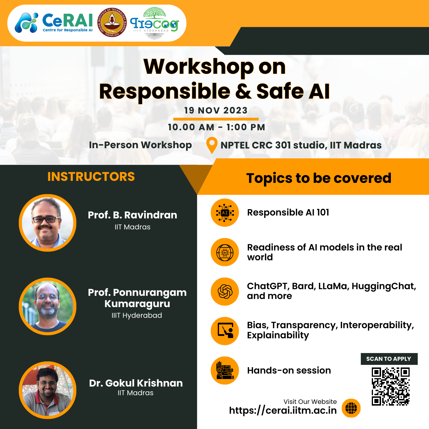 Workshop on Responsible & Safe AI